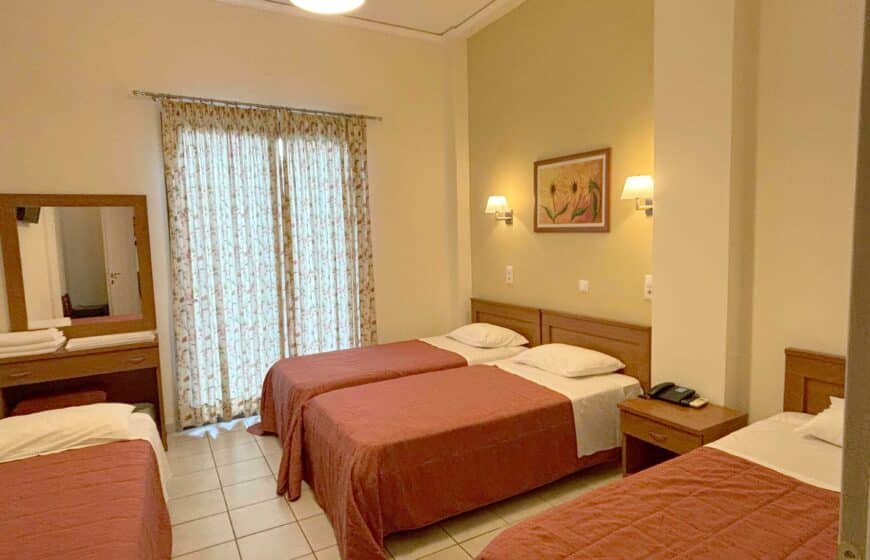 Quadruple room in Hotel Kronio